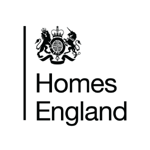 Homes England Logo.
